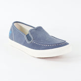 Mens Timberland Earthkeepers 9325B Navy Blue Canvas Slip On Casual Loafer Shoes